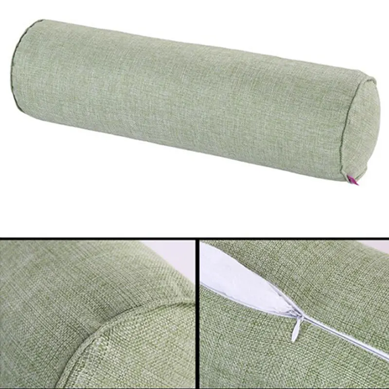 Cotton Linen Cylindrical Pillow Case Image 5
