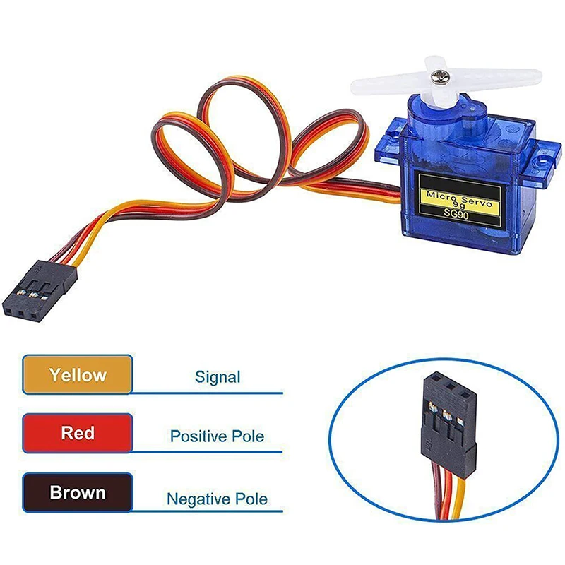 2/4/6/8/10 PCS SG90 9G Micro Servo Motor Control 180&deg;/360&deg; for RC Robot Arm Servomotor Toy Airplane Helicopter Aircraft Models