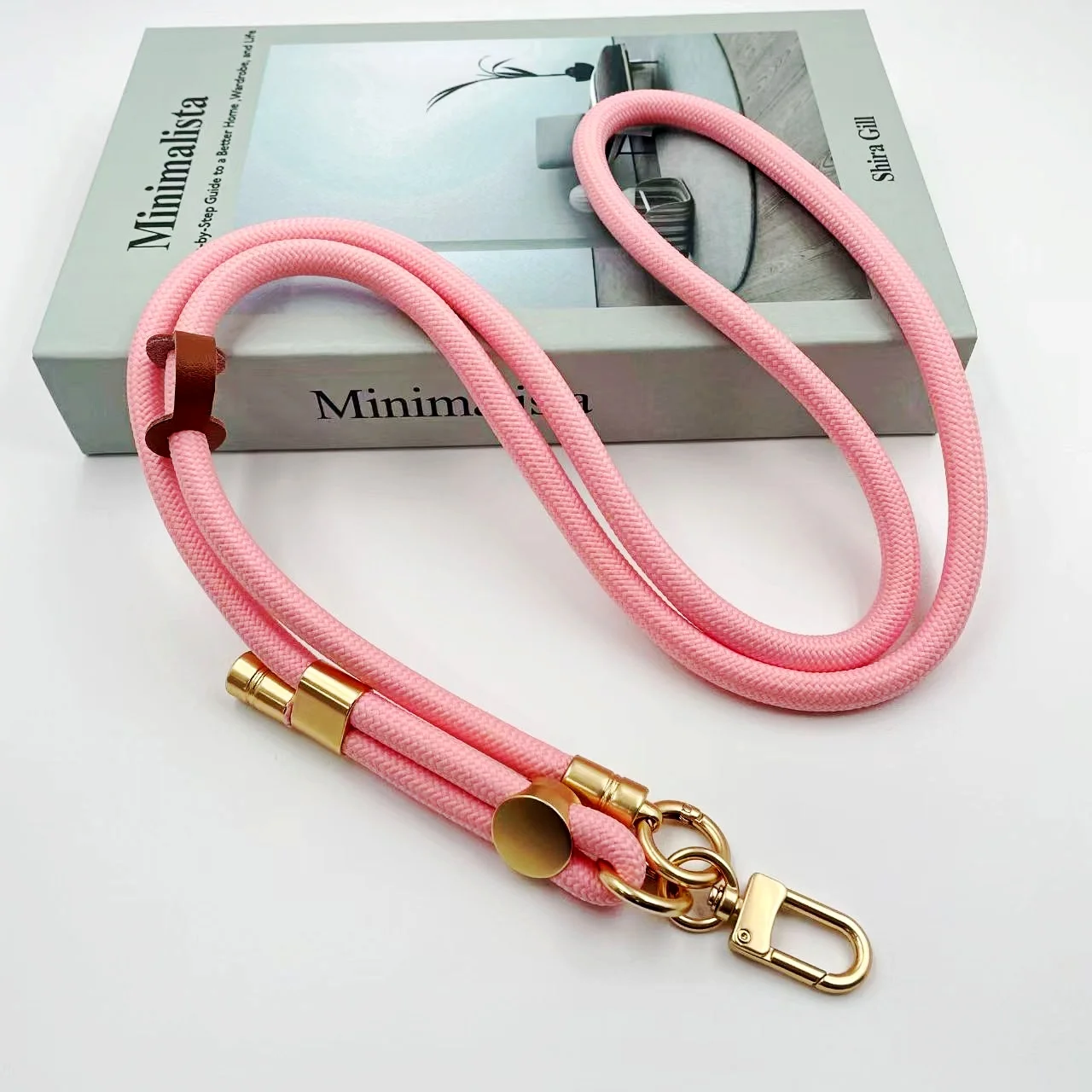 Adjustable Detachable Neck Cord Lanyard with Carabiner and Card Holder, 150cm Length