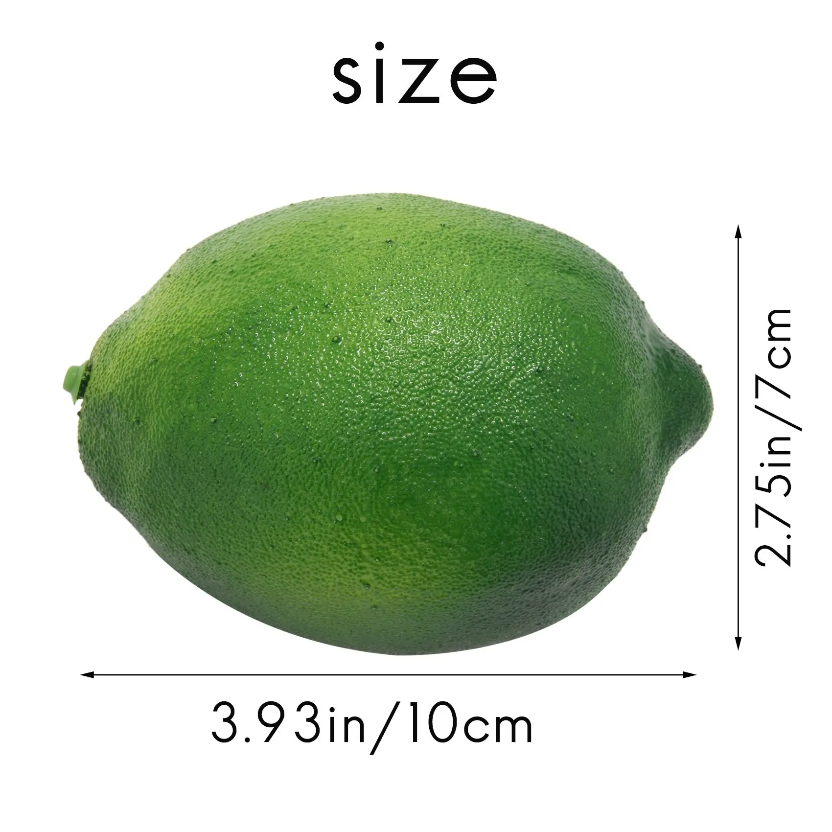 6 x Realistic Lifelike Artificial Plastic Lemon Fruit Food Fake Home Decor