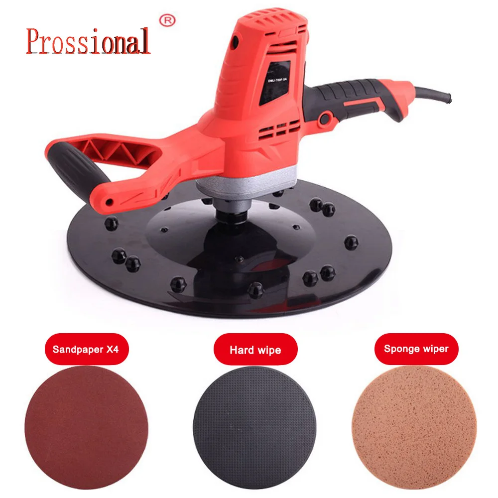 New Electric Concrete Epoxy Cement Mortar Trowel Masons Plastering Bucket Trowel Tool Wall Smoothing Polishing machine save time 4000w 220v electric wall chaser groove cutting machine wall slotting machine steel concrete circular saw electric tool set
