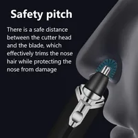 Kemei New Electric Nose Hair Trimmer Safe Face Care Razor For Men Washed Nose Ear Trimmer Hair Removal Machine 2