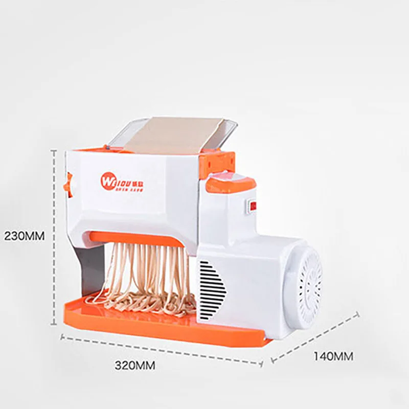 220V Noodle Machine for Kitchen Household Homemade Dough Cut Noodles Dumplings Vegetable Pasta Maker Electric Press Mixer