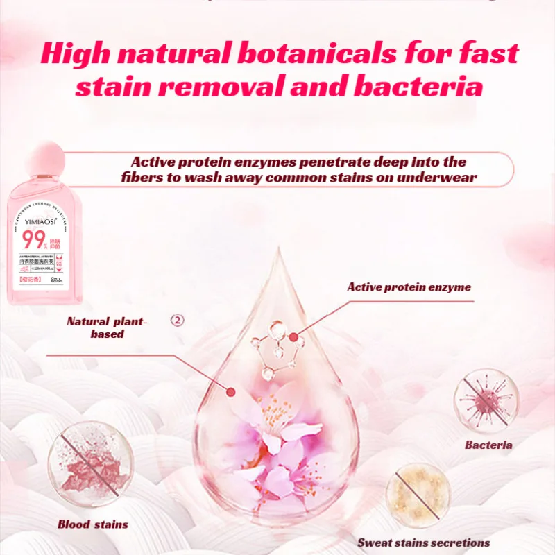 Blood Stain Remover for Underwear Antibacterial Cleaning Solution for Underwear Laundry Detergent