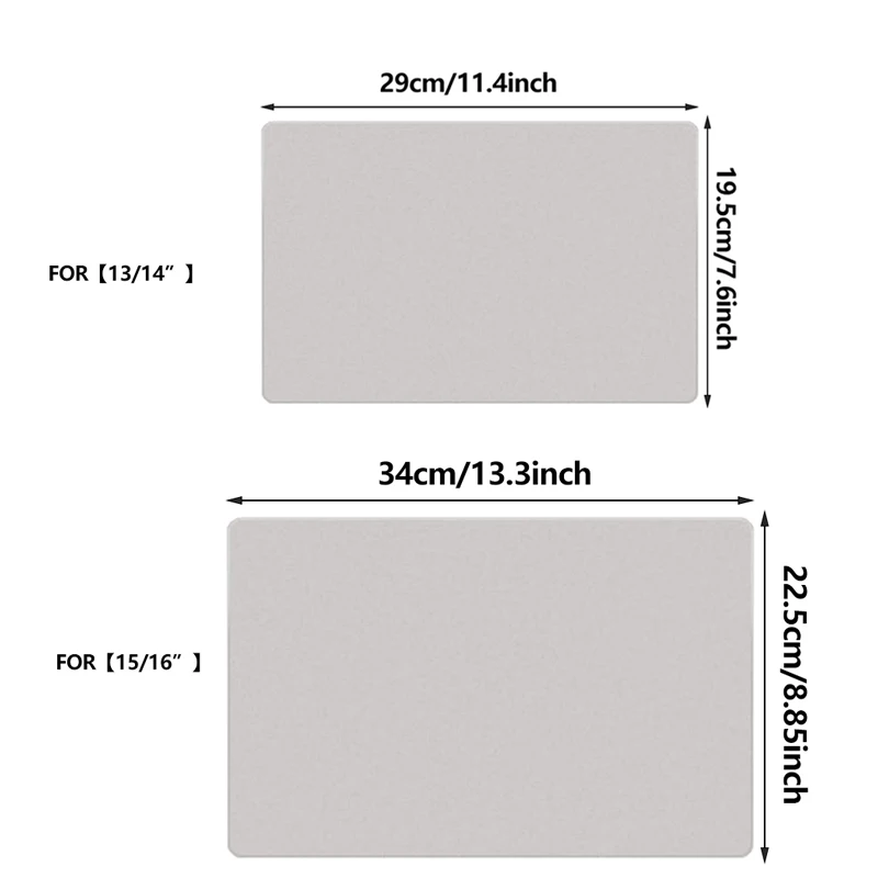 Screen Keyboard Protection Microfiber Liner Cleaning Cloth For MacBook Pro 13" 14" 15" 16"and MacBook Air 13" 3