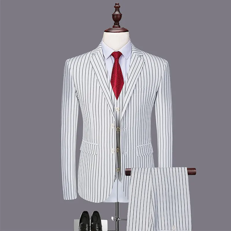 

Custom Made Groom Wedding Dress Blazer Pants Business High-end Classic Dress Trousers SA07-71599