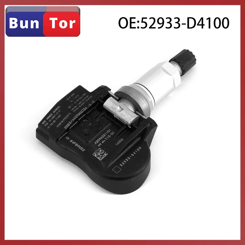 

Датчик давления в шинах 433 МГц 52933-D4100 для Hyundai Elantra Genesis Kauai Kona Kia Soul Niro Optima 52933-D9100 52933-F2000