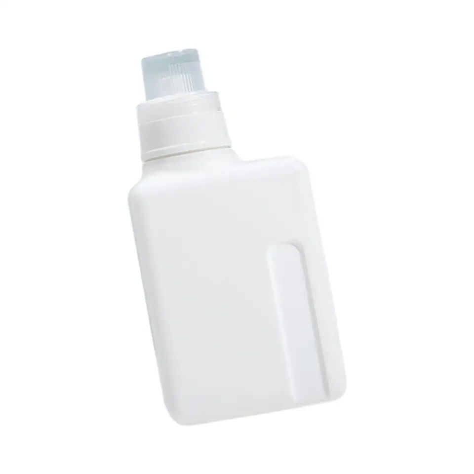 Dispenser Detersivo Ermetico 2500ml – Contenitore In Plastica Alimentare Trasparente Con Maniglia E Beccuccio Inclinato - 2