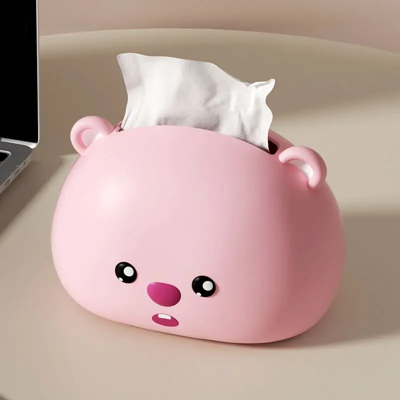 

Креативная коробка для салфеток Loopy Little Beaver, настольное украшение для гостиной, чайного столика, украшение для комнаты, милый подарок на день рождения