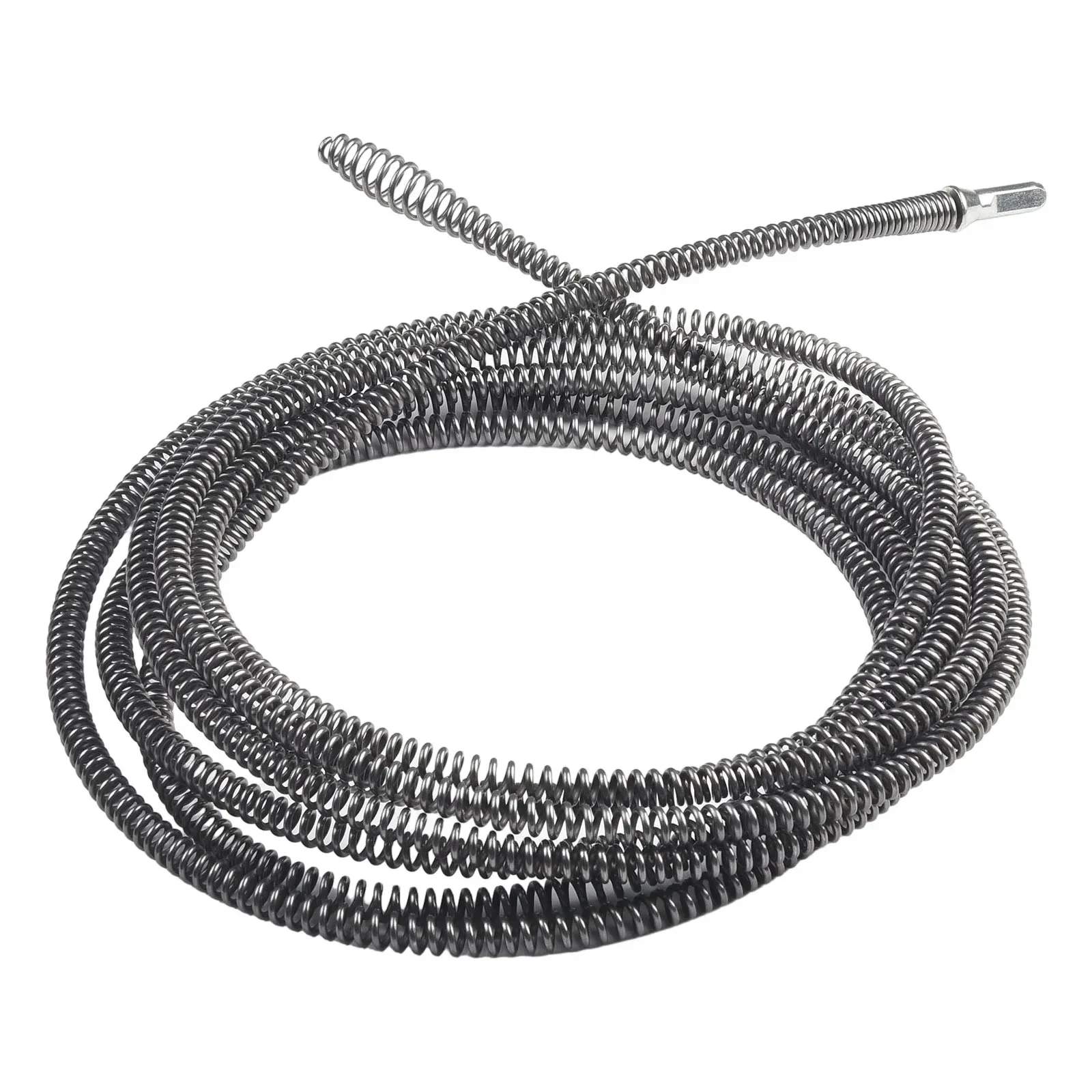 5m Pipe Dredging Tool Spring Pipe Sewer Drain Cleaner Machine Extension Sewer Drill Remover Bathroom Tool Accessories