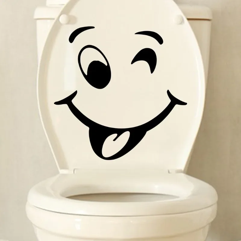 thumbnail image 2 of 1pc Slogan Graphic Toilet Lid Decal, Funny Self Toilet Sticker, Creative Toilet Cover Decorative Sticker, Bathroom Decor - Home & Kitchen 2 of 10