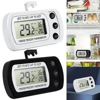 Thermomètre numérique pour congélateur, grand thermomètre LCD pour réfrigérateur, moniteur de température de cuisine étanche pour la maison 6