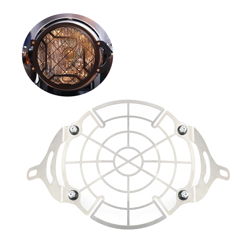 Moto Misura Per Royal Enfield Interceptor 650 Continental Gt 650 2018-2022 Faro Anteriore Protezione Protezione Griglia Copertura