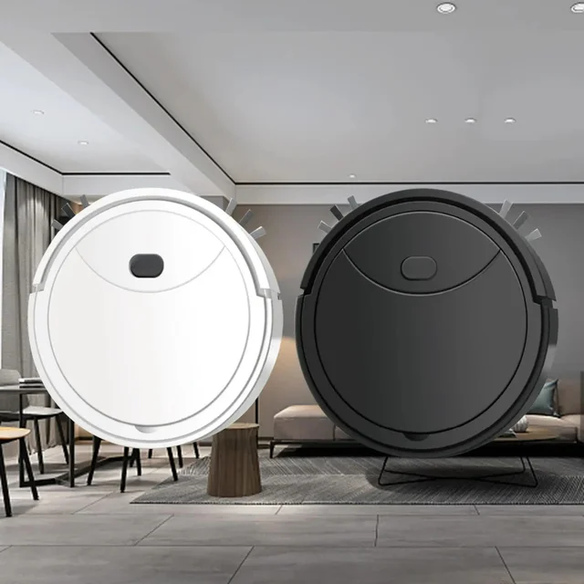 Robot Vacuum Cleaner  Sweeper 90 Mins Runtime Strong Suction Quiet 3 in 1 Robotic Vacuum  Tile Floor 5