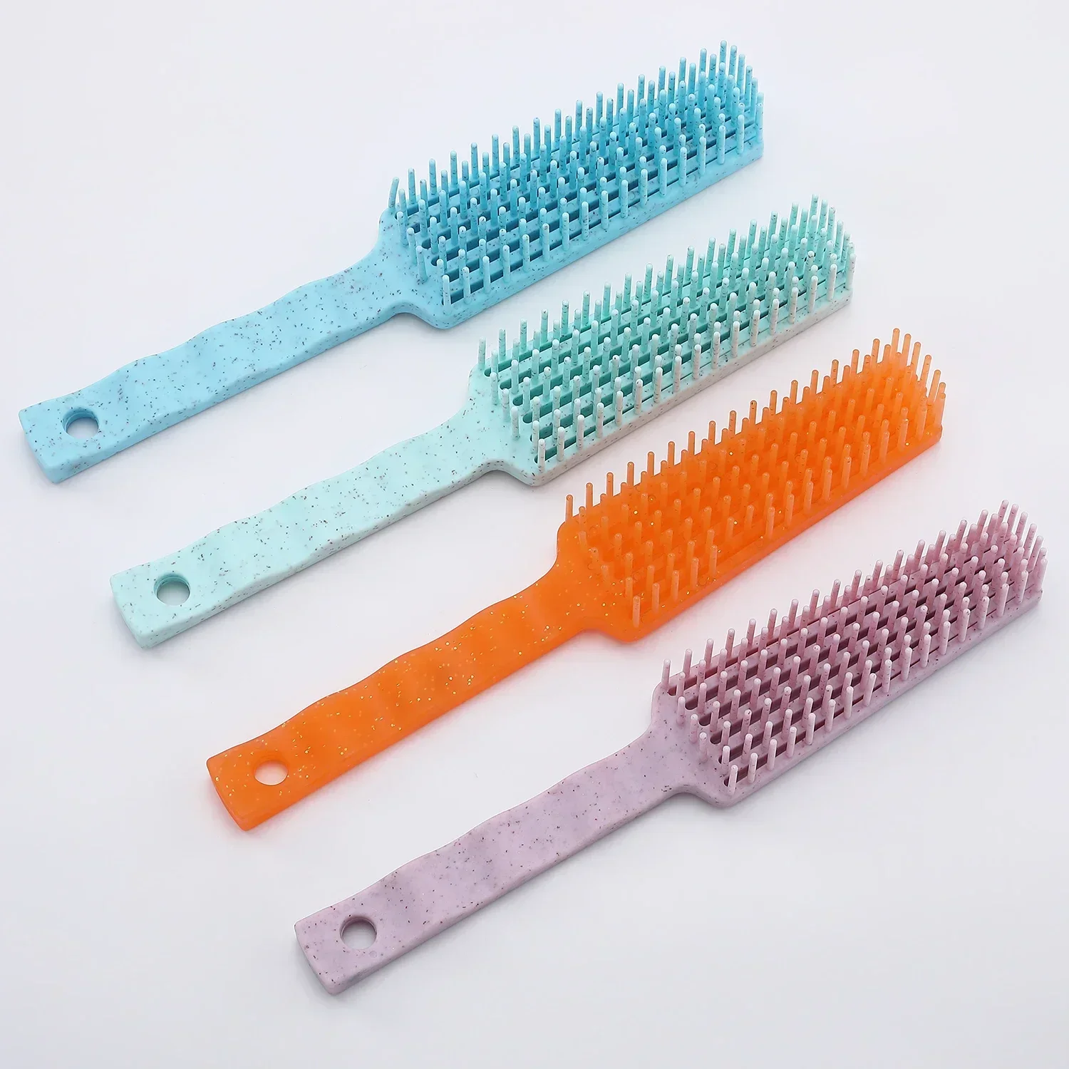 

New Scalp Massage Comb Hair Brush Wheat Simple Straw Ribs Combs Smoothing Hair Brush Wet Detangle Hair Styling Tools for Women