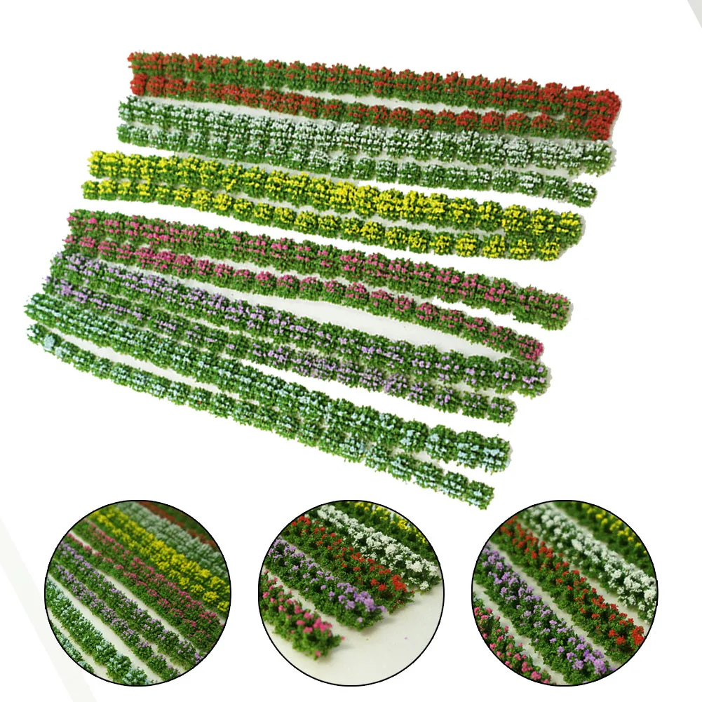 Description Picture 4 of itemSelf-Adhesive Fake Static Grass Tufts Miniature Scenery Mixed Wildflowers Flower Cafts Artificial Grass Modeling DIY Ornament