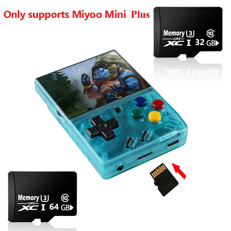 Memory Card TF Card SD card For MIYOO MINI PLUS Handheld Game Console  Player 128GB 20000Games For Game Stick 32GB 64GB 128GB