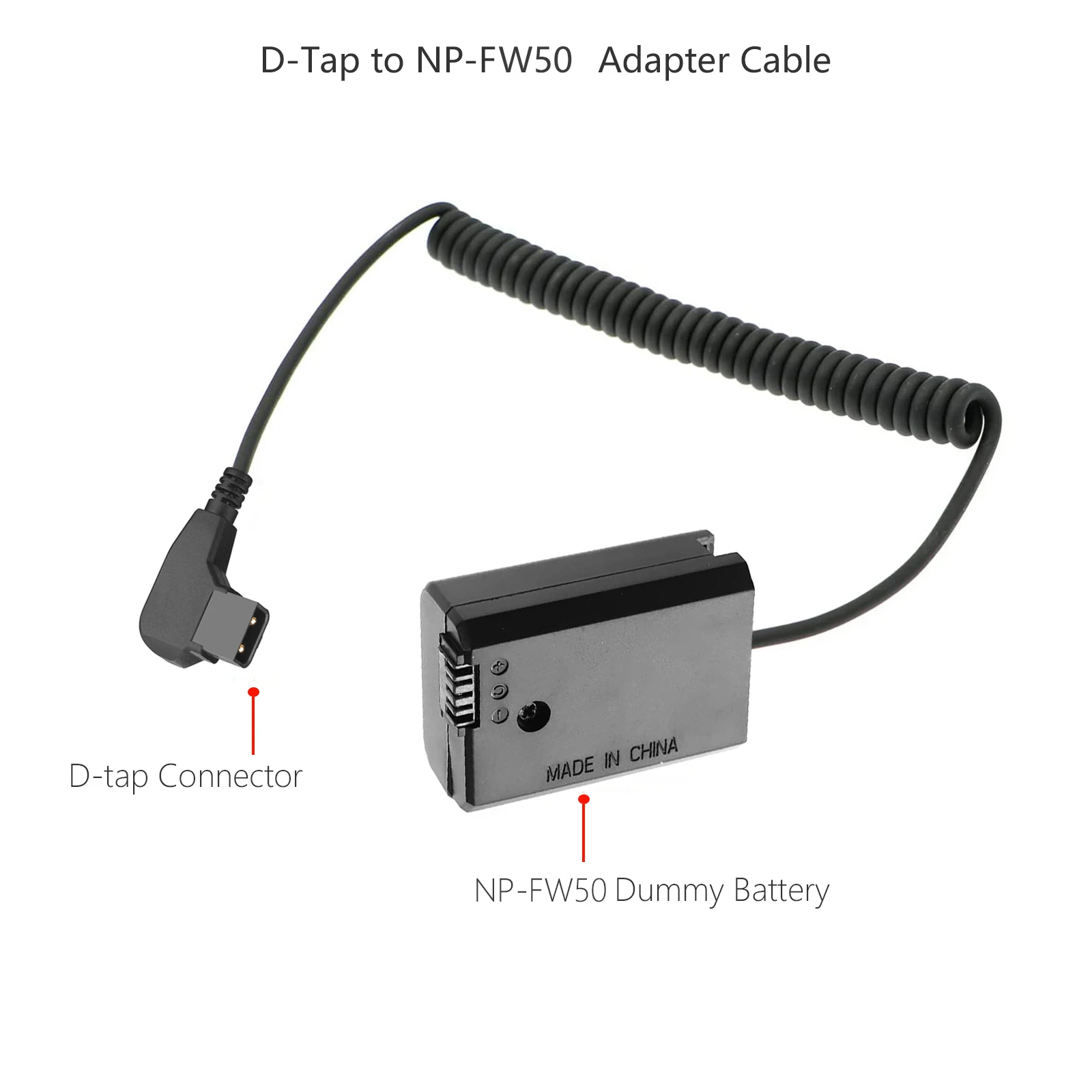 NP-F Battery Adapter Mount Plate AC-PW20 Kit+NP-FW50 ZV-E10 Dummy Battery for Sony Alpha A6000 A5100 A6100 A6300 A6500 A7 A7II camera accessories