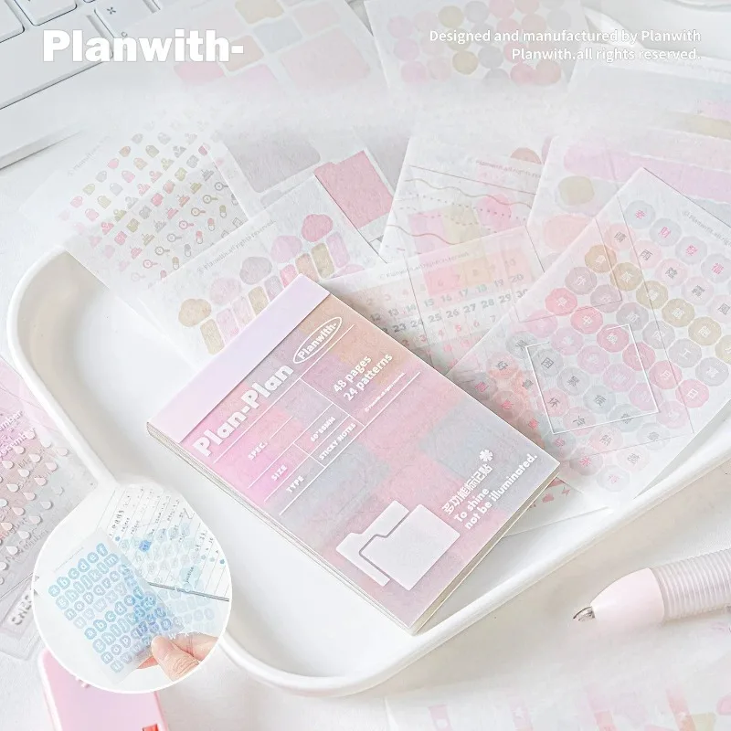 Multi Functional Stickers and Memos, Notes, Diaries, Clippings, Markers, Stickers, School Stationery, Convenient and Practical