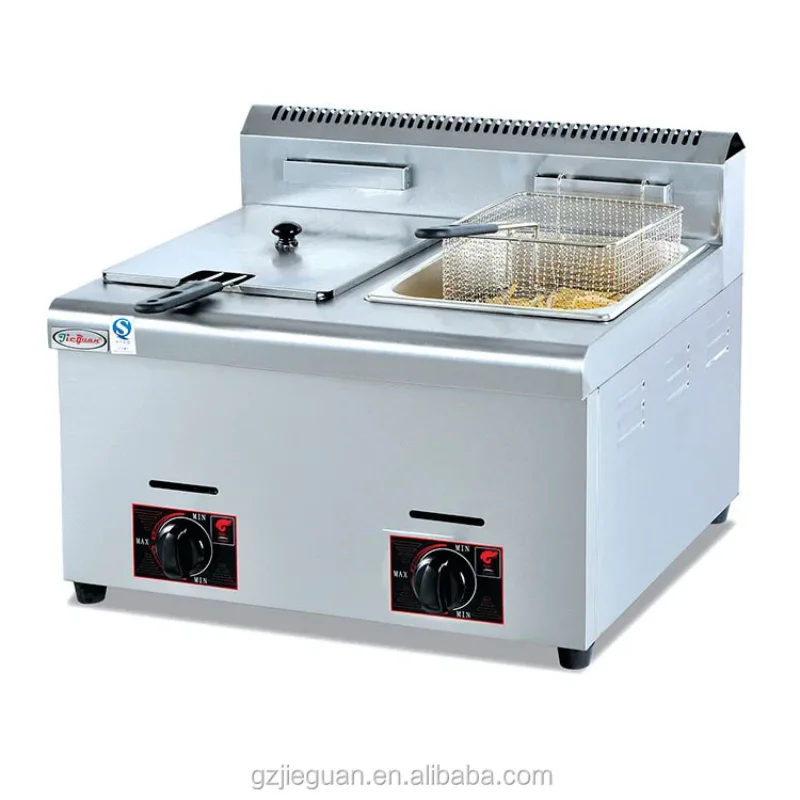 Stainless Steel Deep Fryer Gas 6 Liters