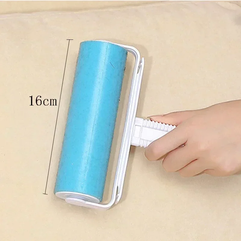 Large High quality New Washable Reusable Clothes Hair Pet Hair Sticky Roller Household Cleaning Portable Hair Remover Rolle 6
