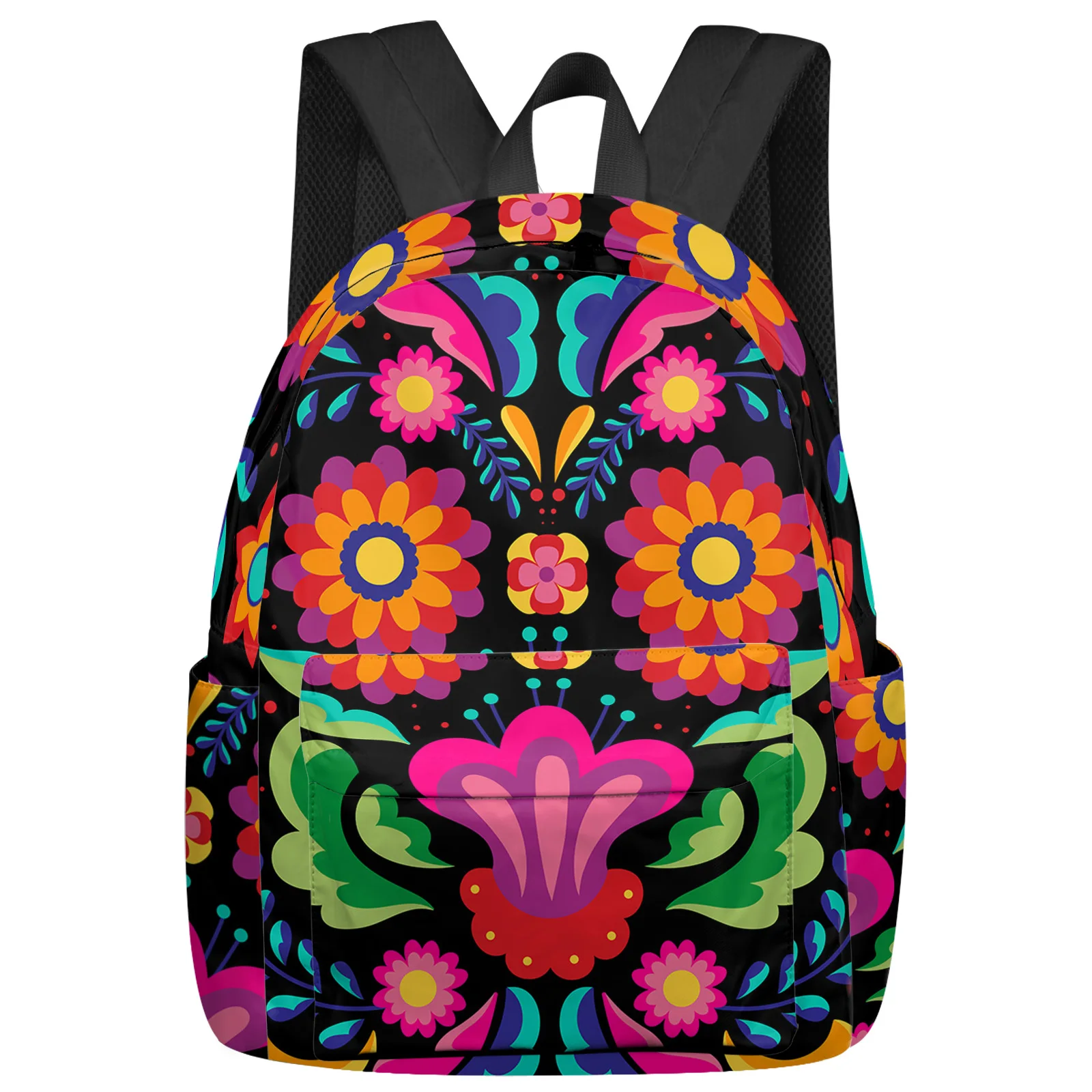 

Мексиканский цветочный узор, женские рюкзаки, школьные ранцы для подростков, рюкзаки для ноутбука на заказ, мужские и женские дорожные рюкзаки