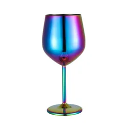 Nordic Stainless Steel Durable Metal Cocktail Glass (Colorful)