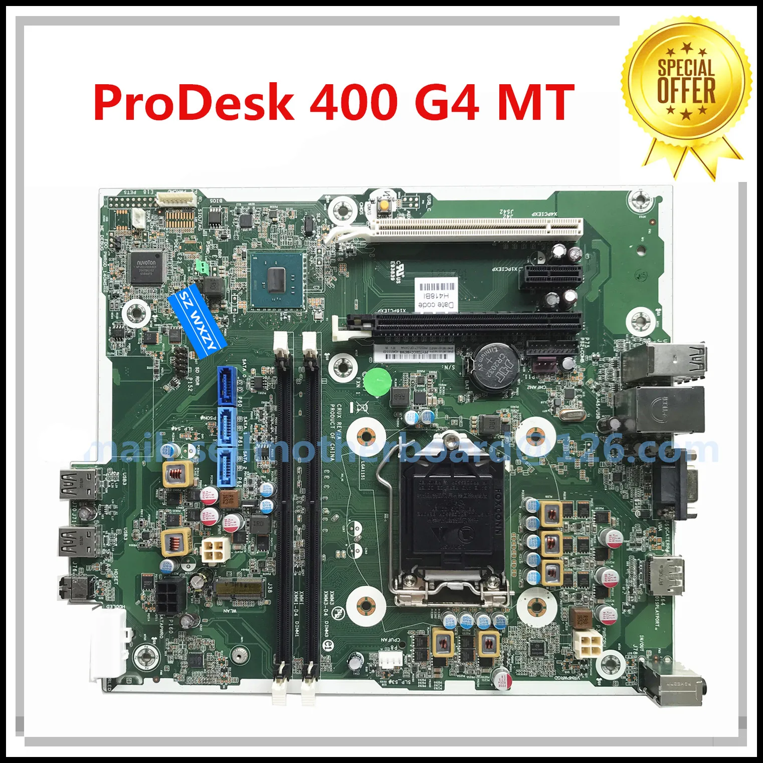 HP ProDesk 400 G4 MT 데스크탑 마더보드, LGA1151 DDR4 911987-001 911987-601 901010-001 MB 100% 테스트 완료, 빠른 배송