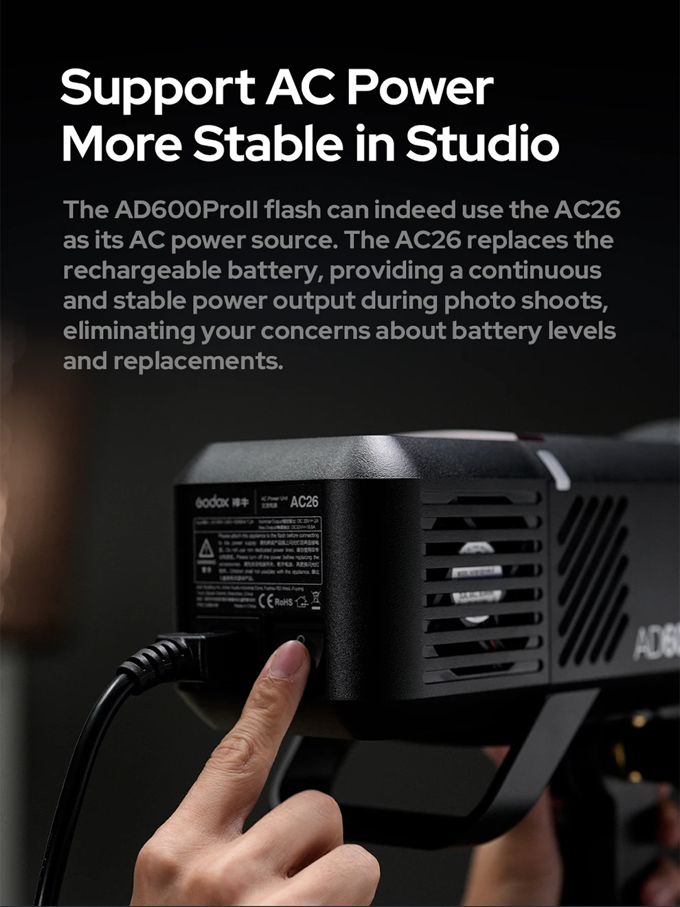 Godox AD200PRO II AD600PRO II All-in-One Outdoor Flash TTL Built-in Li-on Batter