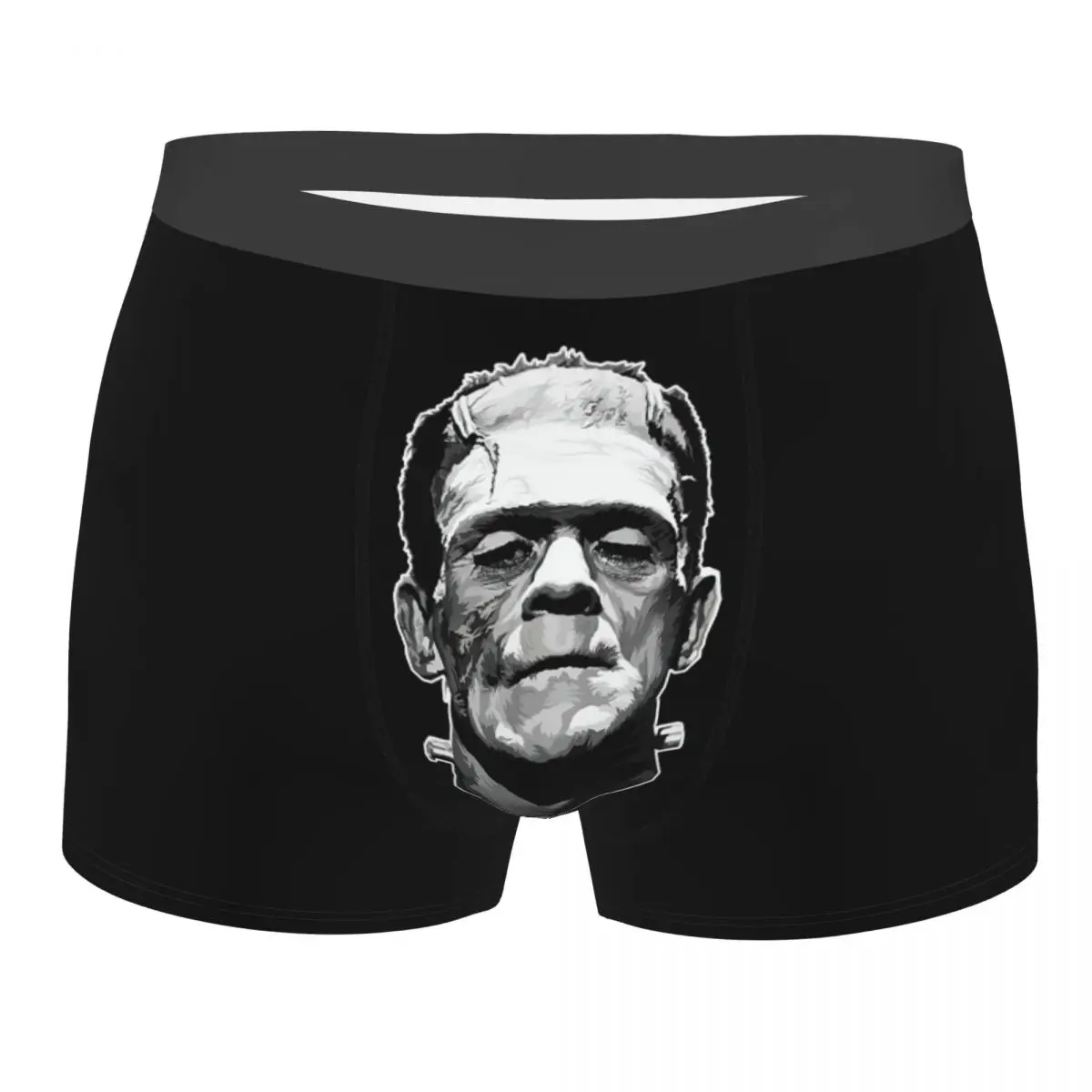 

The Monster Men Underwear Frankenstein Horror Movie Boxer Briefs Shorts Panties Humor Soft Underpants for Homme S-XXL