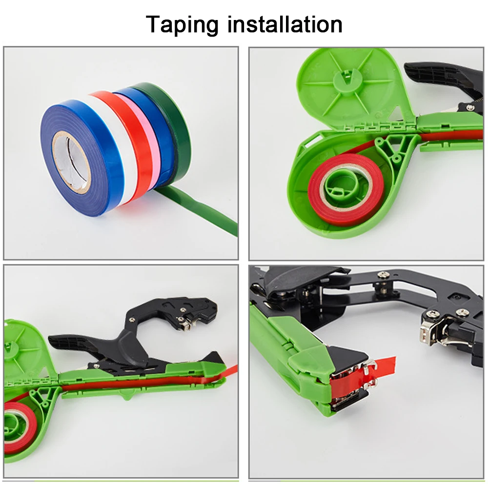 Portable Garden Plant Branch Binding Machine Plants Branches Hand Tying Tool Home Plants Tape Tool Tying Machine