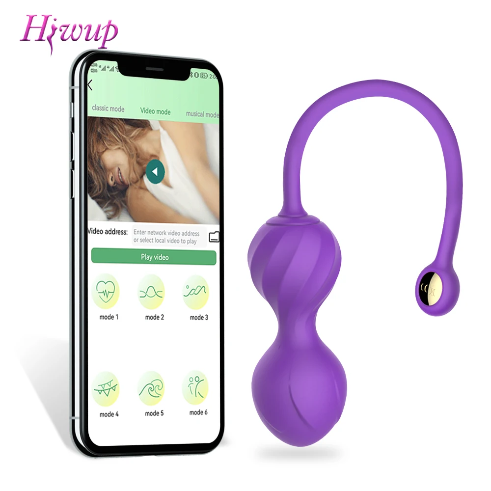 Vibrating Sex Toys Bluetooth APP Vibrator Wireless Remote Control Vaginal Ball Clitoris Stimulator Love Vibrator Egg For Women Adult