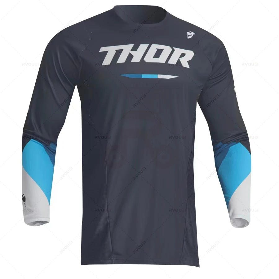 Men's Downhill Cycling Jerseys, Enduro Mountain Bike, MTB Shirts, Offroad DH Motorcycle Jersey, Motocross Sportwear, Racing, New