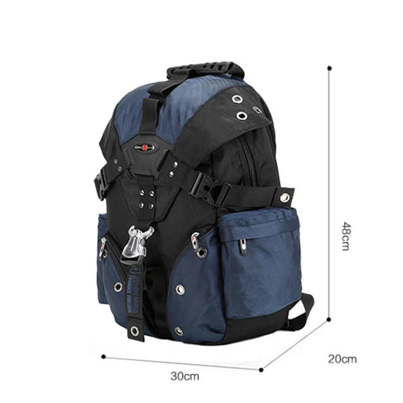 Waterproof Oxford Backpack for Men with Laptop Compartment
