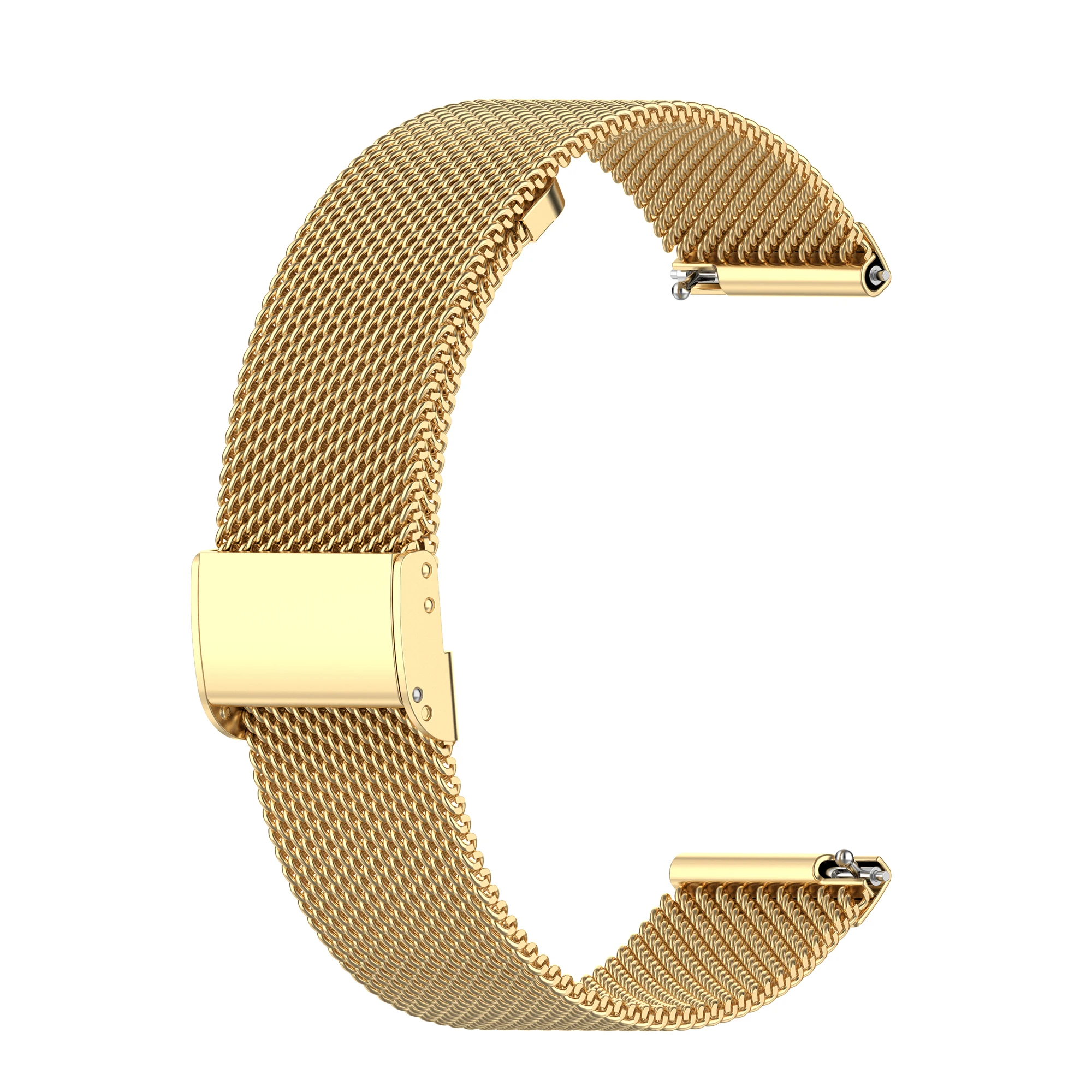 Elegant Milanese Stainless Steel Watch Band, Adjustable 18-22mm Strap