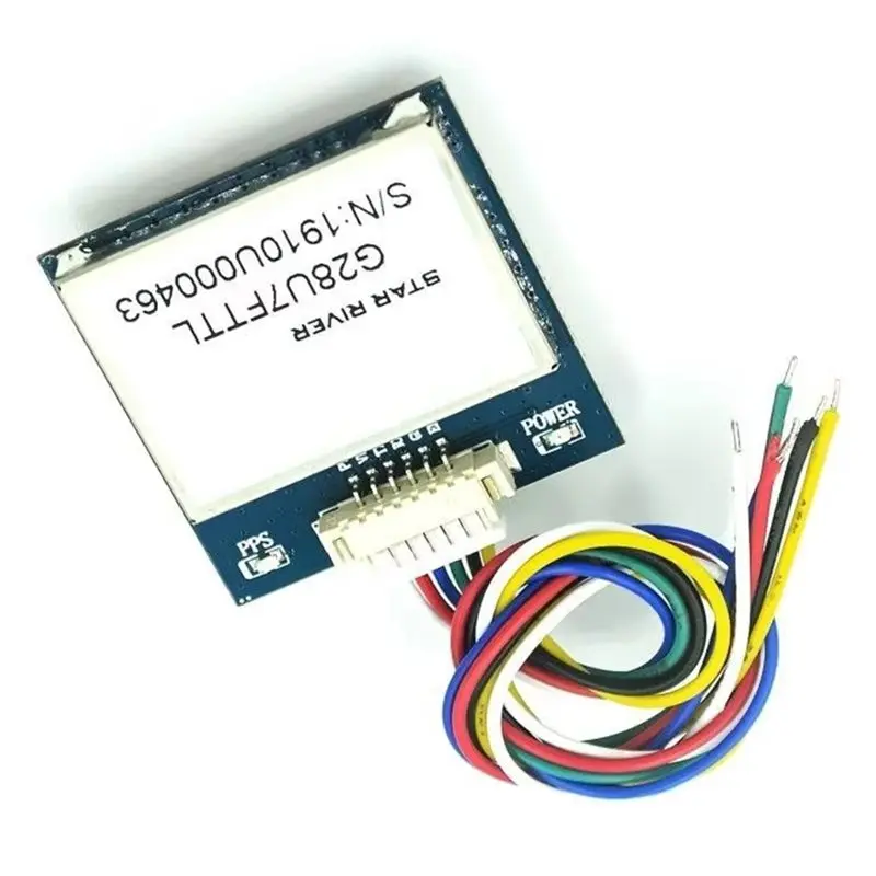안테나가 있는 FULL-G28U7FTTL GPS 모듈 TTL 1-10Hz 플래시 기능 탑재 비행 제어 모델 항공기