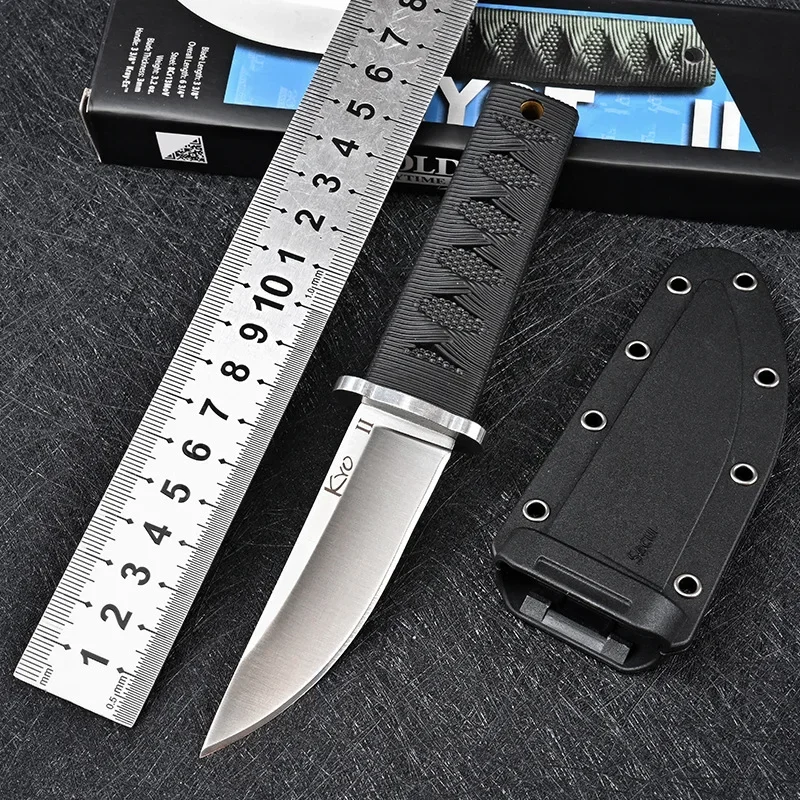 

Outdoor Classic Straight Knife Camping Tactics High hardness Portable Knife Survival and Self Defense Multi functional Knife