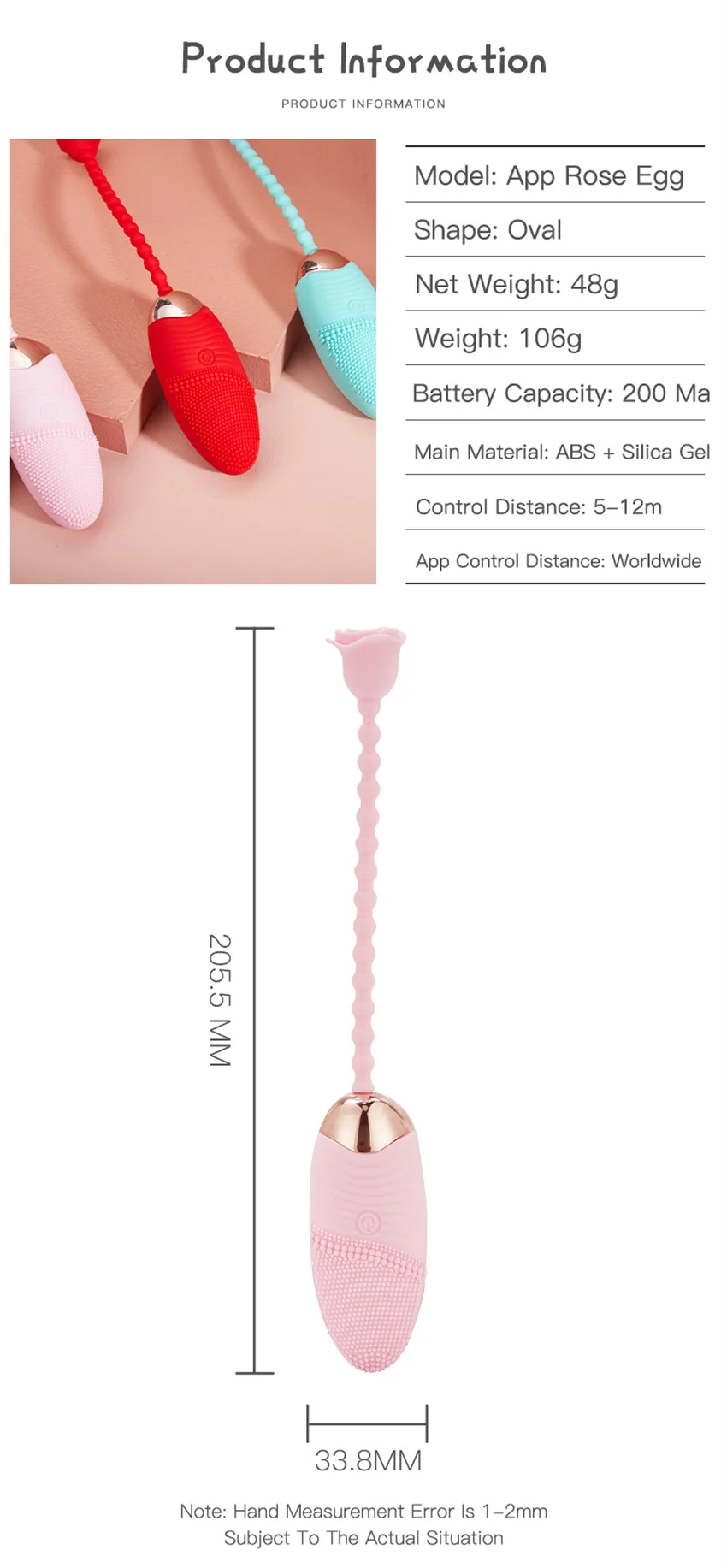 Rosen-doppel-vibrator Mit Saugfunktion Für Klitoris Und G-punkt_voghion.com