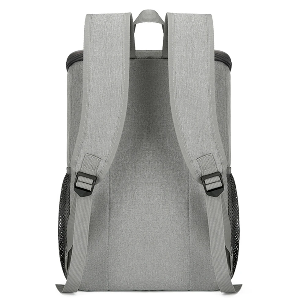 Oxford Cool Storage Backpack Save Space Waterproof Insulated Lunch Backpack Large-capacity Reflective Strip for Outdoor Camping