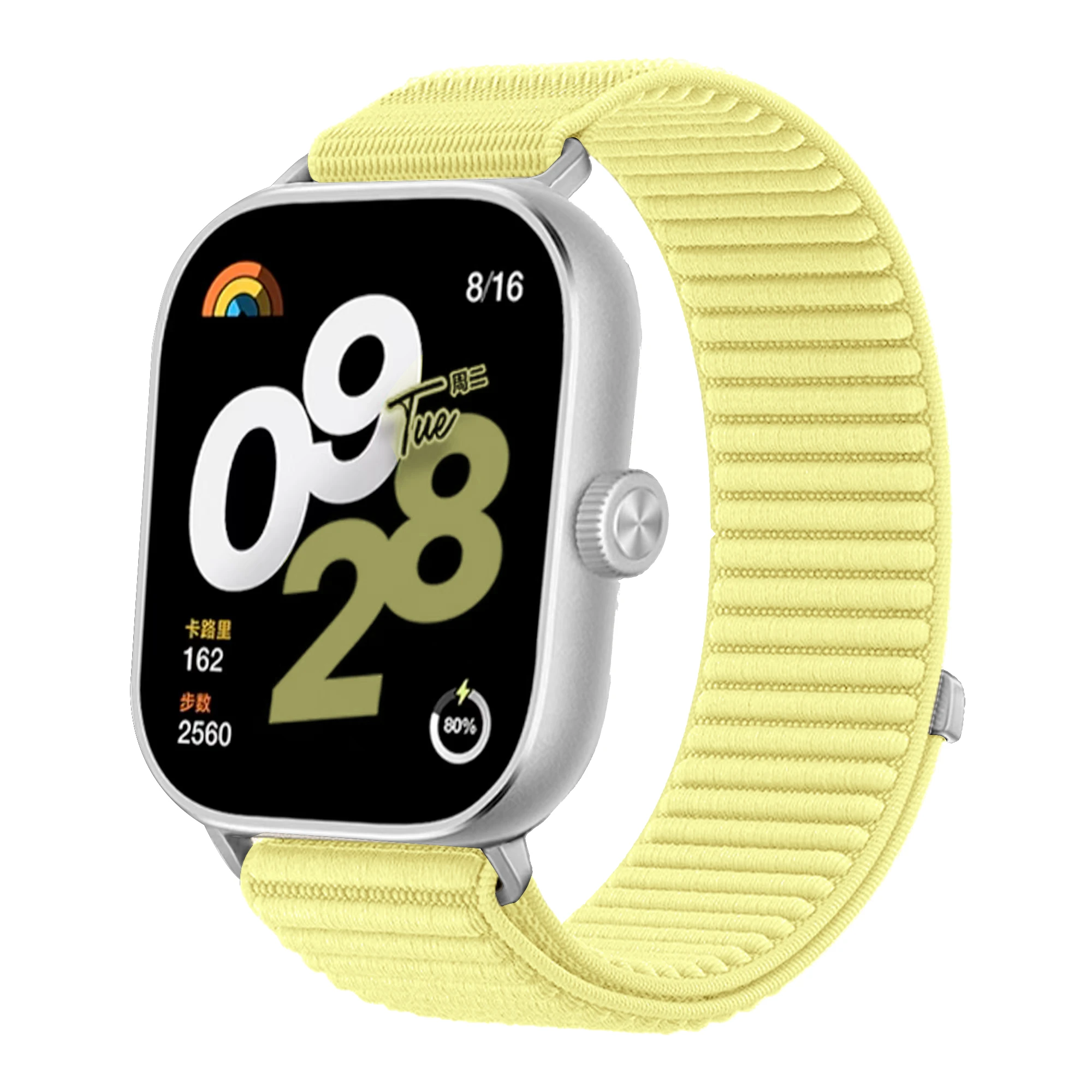 Enhanced Sports Nylon Braided Loop Strap with Metal Head - Versatile Watchband Bracelet Belt