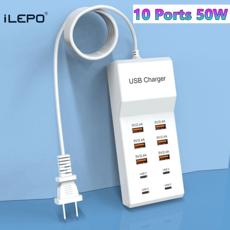 Stazione Di Ricarica, MaxTronic USB Multi-dispositivo Charging Docks - Foto 14