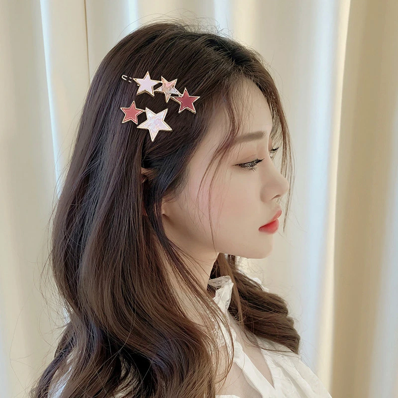 女性のための赤いヘアピン 日本のブラジルバッタ 女の子のための新しいコレクション 卸売 Aliexpress