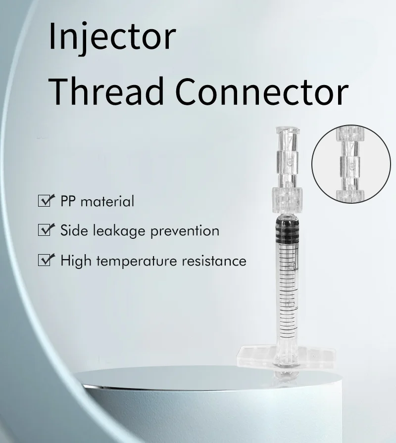 

Top Quality PP Plastic Syring Connector Double Female Thread Coupler Subpackaging Adapter Drug Guiding Device Sterile Connector