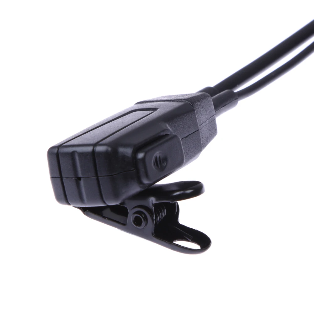 D Shape Walkie Talkie Earpiece Headset with MIC PTT for Radio