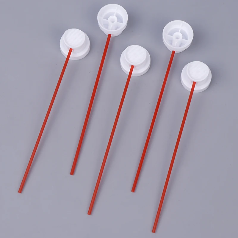 10 Sets Aerosol Nozzle Spray Can Nozzles Sprayer Tube Extension Valve Replacement Fit Female Cans Needle Caps Spray-Paint Caps