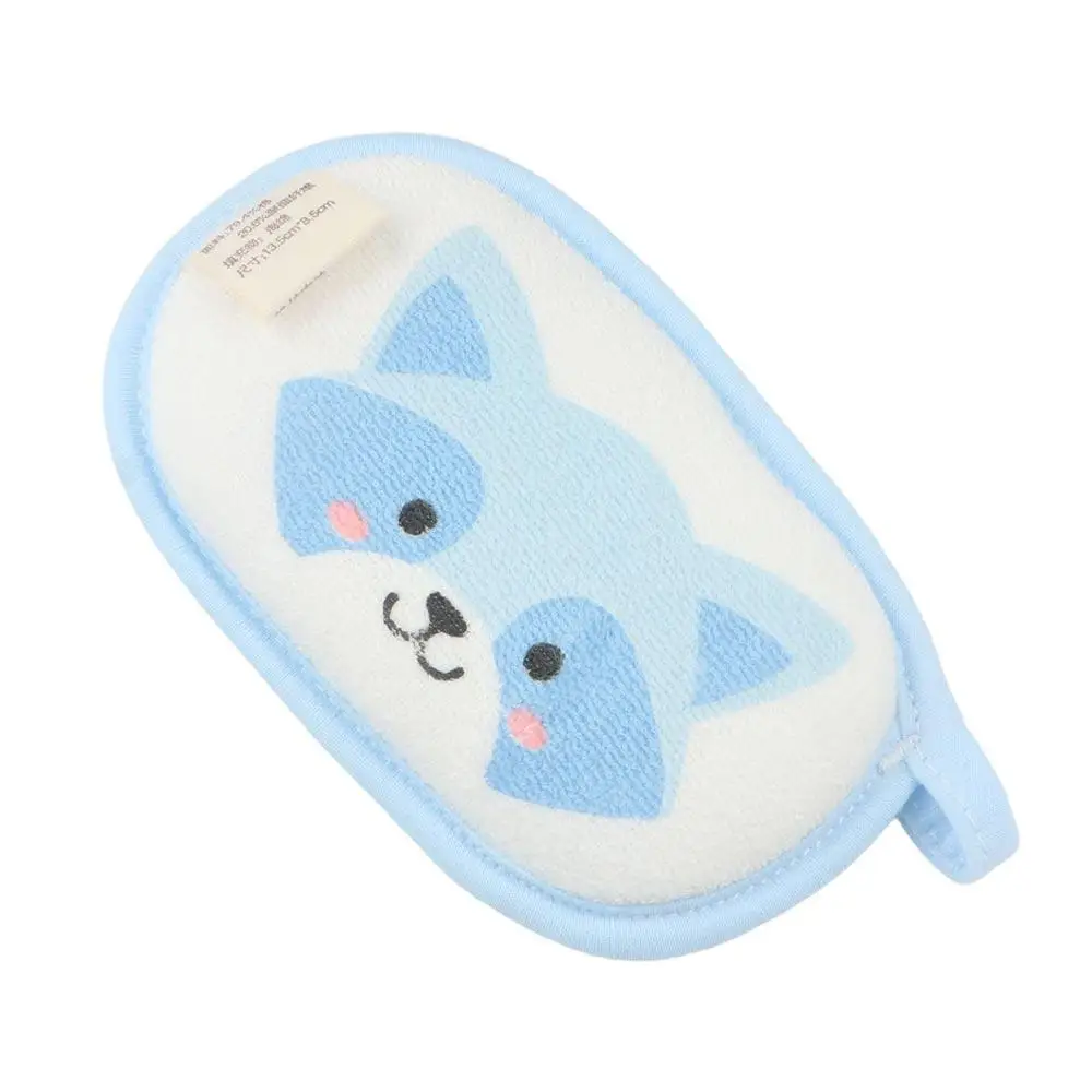 Bath Accessories Cartoon Animal Bath Massager Spa Foam Cleaning Towel Brush Body Scrubber Baby Shower Sponge