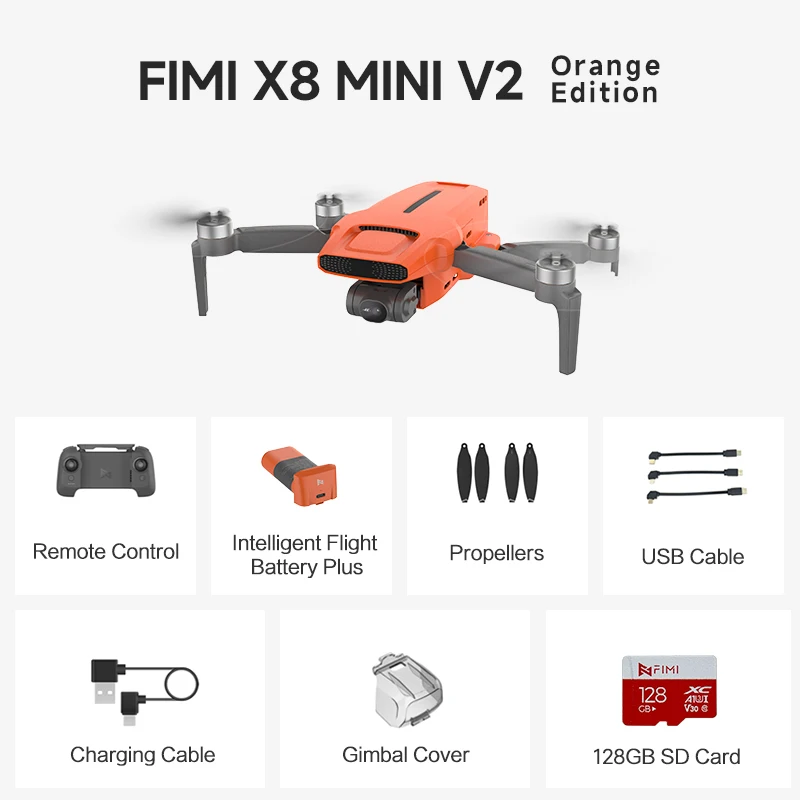 FIMI-Batería de Vuelo Inteligente X8 MINI 3 para cuadricóptero, batería recargable de iones de litio, 2S