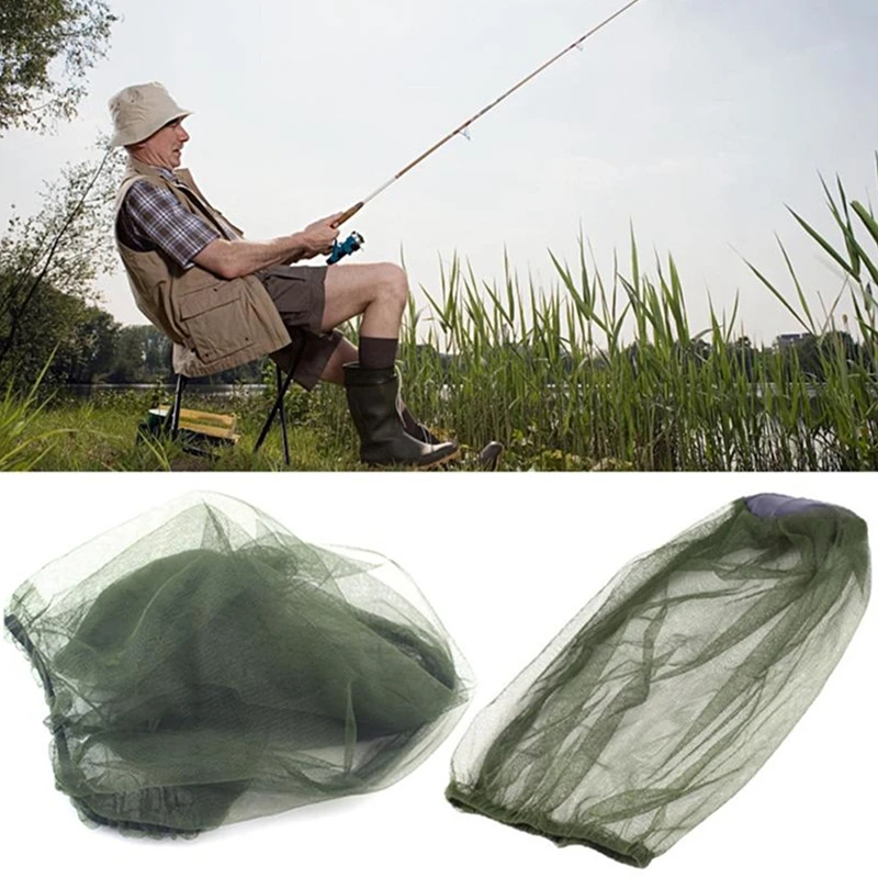 Fishing Hats Outdoor Anti Mosquito Insect Garden Beekeeping Camping Bug Mesh Head Net Face Protector Nets