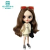 Clothes for doll Fashion Polka dot shirts, sundresses, sweatshirt sets fits Blyth Azone OB22 OB24 doll accessories 4