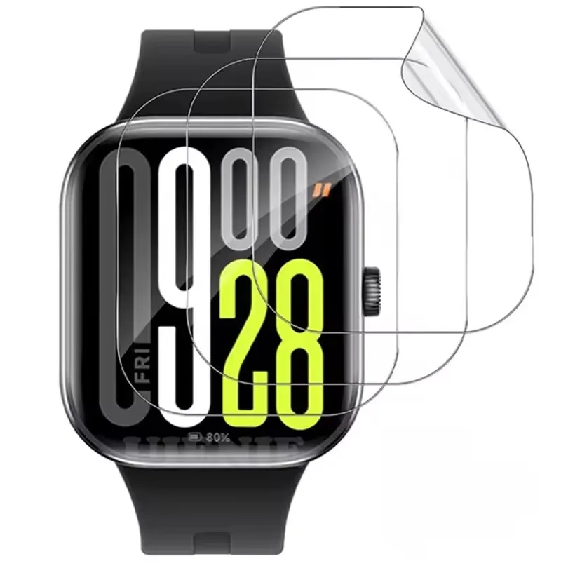 1–5 Stück weiche Hydrogel-Folien für Redmi Watch 5 Active Lite 4, vollständige Abdeckung, transparenter Smartwatch-Displayschutz, Zubehör – Detail 1